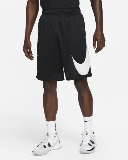 Pantalones Cortos Nike Dri-FIT Basketball Hombre Negras Blancas | LUBZT-3815