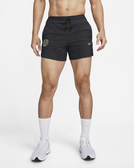 Pantalones Cortos Nike Dri-FIT Flex Stride 5" Brief-Lined Running Hombre Verde | KDGPR-7805
