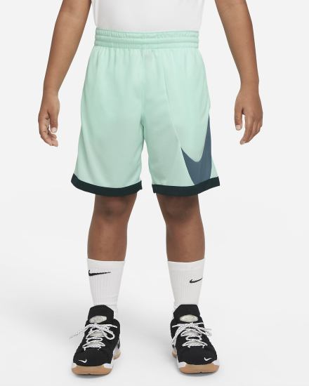 Pantalones Cortos Nike Dri-FIT Kids Basketball Niño Verde Menta Negras Gris Verde | JQMCK-2368