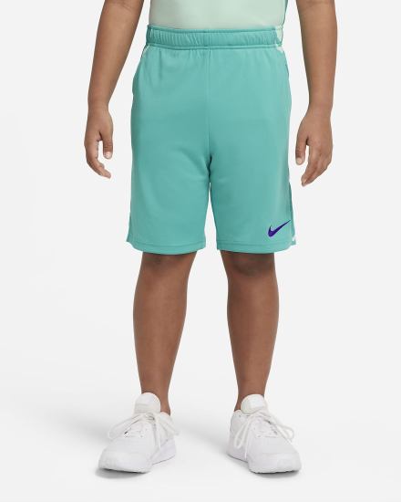 Pantalones Cortos Nike Dri-FIT Kids Training Niño Turquesa Moradas | BIFOV-4765