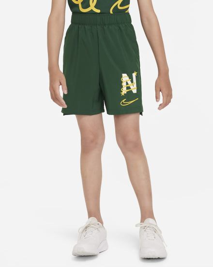 Pantalones Cortos Nike Dri-FIT Performance Select Kids Niño Verde Amarillo | WYADT-8924