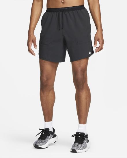 Pantalones Cortos Nike Dri-FIT Stride 7" Unlined Running Hombre Negras | BKNMY-8610