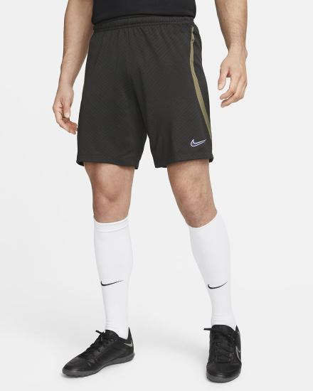 Pantalones Cortos Nike Dri-FIT Strike Soccer Hombre Verde Oliva Blancas | RPHJU-1704