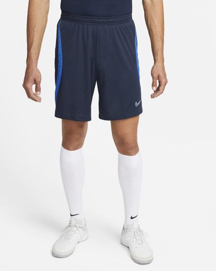 Pantalones Cortos Nike Dri-FIT Strike Soccer Hombre Obsidian Azul Real Azules Blancas | YNLWC-5198