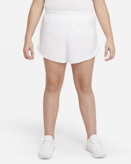 Pantalones Cortos Nike Dri-FIT Tempo Kids Running Niña Blancas Gris | AHBZP-9642