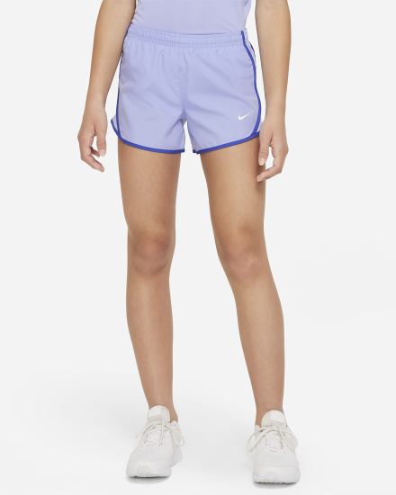 Pantalones Cortos Nike Dri-FIT Tempo Kids Running Niña Blancas | HAVQI-1926