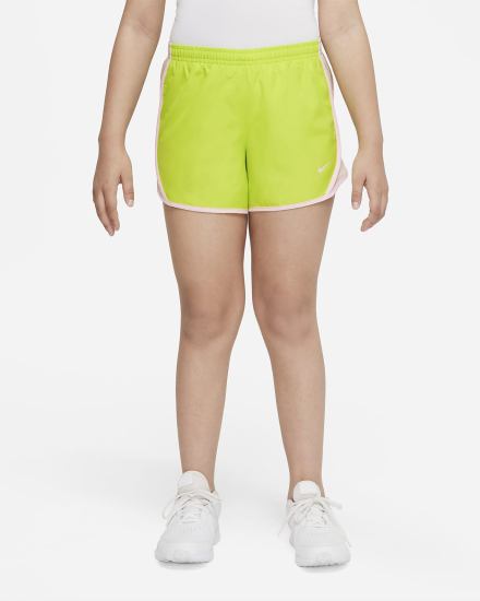 Pantalones Cortos Nike Dri-FIT Tempo Kids Running Niña Verde Verde Oliva | XPLHZ-1583