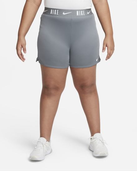 Pantalones Cortos Nike Dri-FIT Trophy Kids 6" Training Niña Gris Blancas | UKITW-2075
