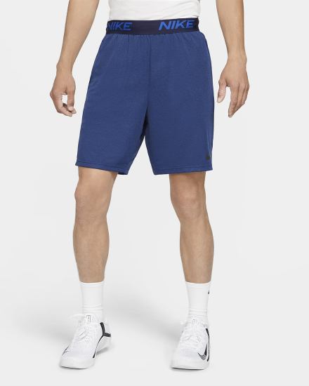Pantalones Cortos Nike Dri-FIT Veneer Training Hombre Azules Azul Real Negras | CUXEY-9825