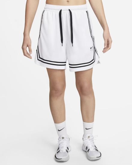 Pantalones Cortos Nike Fly Crossover Basketball Mujer Blancas Negras | MOPDZ-5903