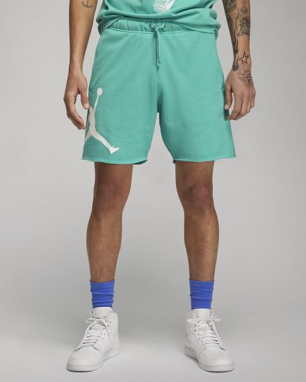Pantalones Cortos Nike Jordan Essentials French Terry Hombre Turquesa Blancas | GMHZN-3795