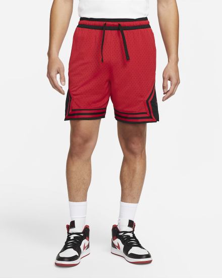 Pantalones Cortos Nike Jordan Sport Dri-FIT Diamond Hombre Rojas Negras Rojas | AQOTR-6379