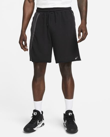 Pantalones Cortos Nike KD French Terry Hombre Negras Blancas | KEYSJ-6243