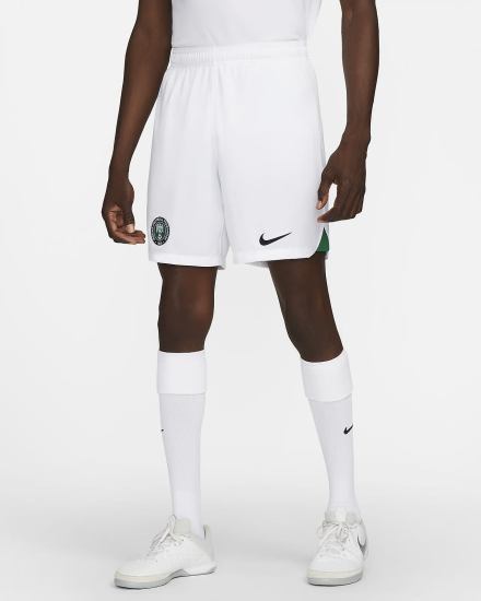 Pantalones Cortos Nike Nigeria 2022/23 Stadium Home/Away Dri-FIT Soccer Hombre Blancas Verde Oscuro Negras | GKDVJ-4695