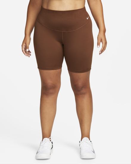 Pantalones Cortos Nike One Mid-Rise 7" Bike Mujer Blancas | LZIMH-7298