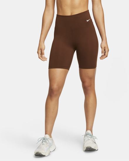 Pantalones Cortos Nike One Mid-Rise 7" Bike Mujer Blancas | MXDAQ-9302