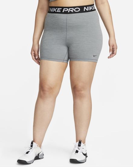 Pantalones Cortos Nike Pro 365 5" (Plus Size) Mujer Gris Negras | GWPSX-2047