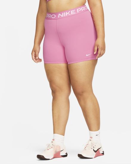 Pantalones Cortos Nike Pro 365 5" (Plus Size) Mujer Blancas | RQTGP-2910
