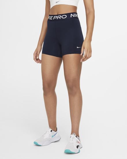 Pantalones Cortos Nike Pro 365 5" (Plus Size) Mujer Obsidian Blancas | XMUHV-4021