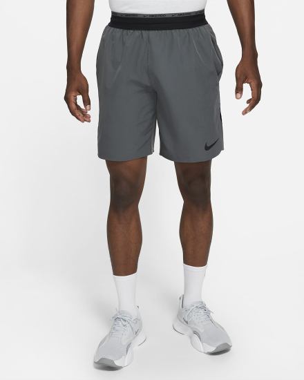 Pantalones Cortos Nike Pro Dri-FIT Flex Rep Hombre Gris Negras | JUANV-8364