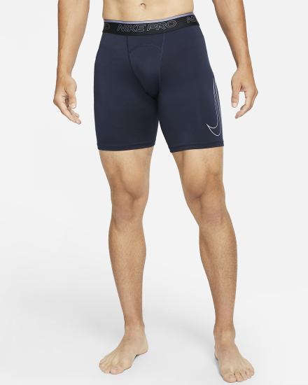 Pantalones Cortos Nike Pro Dri-FIT Hombre Obsidian Moradas | DLXGA-4235