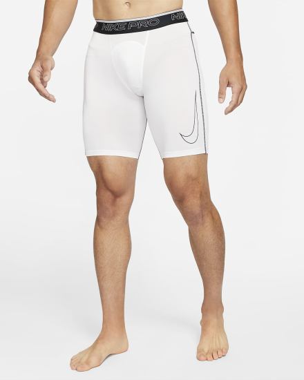 Pantalones Cortos Nike Pro Dri-FIT Long Hombre Blancas Negras | FTRPU-8152