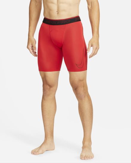 Pantalones Cortos Nike Pro Dri-FIT Long Hombre Rojas Negras | IOWYN-4268