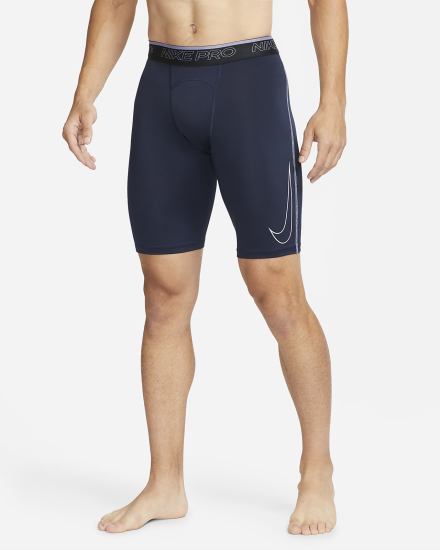 Pantalones Cortos Nike Pro Dri-FIT Long Hombre Obsidian Moradas | JDHWS-2019