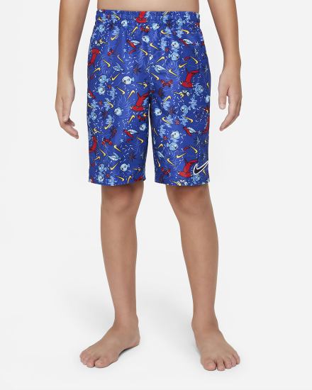 Pantalones Cortos Nike Sea Friends Kids Lap 8" Volley Short Niño Azul Real | BXZUW-0734