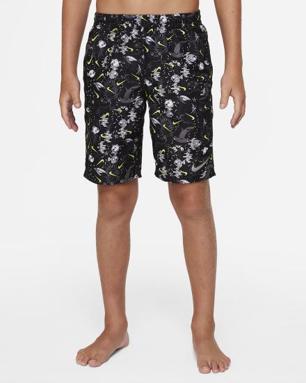 Pantalones Cortos Nike Sea Friends Kids Lap 8" Volley Short Niño Negras | DYURB-6137