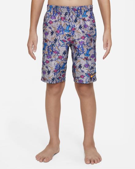 Pantalones Cortos Nike Sea Friends Kids Lap 8" Volley Short Niño Gris | WMCHT-2139