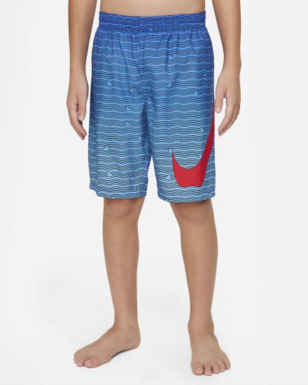 Pantalones Cortos Nike Shark Stripe Kids Breaker 8" Volley Niño Rojas | OQCRU-7201
