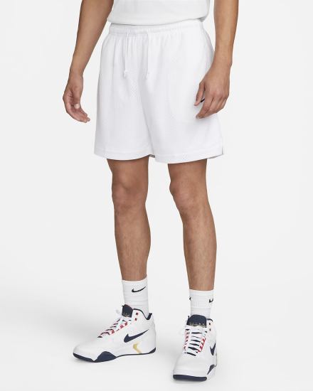 Pantalones Cortos Nike Sportswear Authentics Mesh Hombre Blancas Negras | HATZC-4687