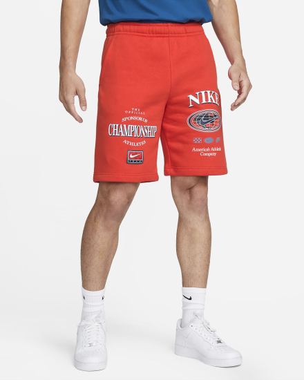 Pantalones Cortos Nike Sportswear Club Americana Hombre Rojas | JPQVN-6587