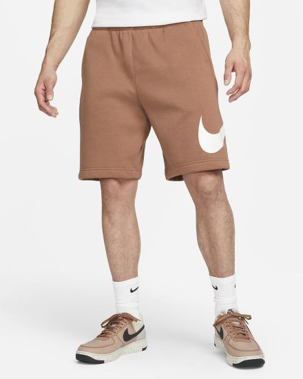 Pantalones Cortos Nike Sportswear Club Estampadas Hombre Marrones | FYTBE-7938