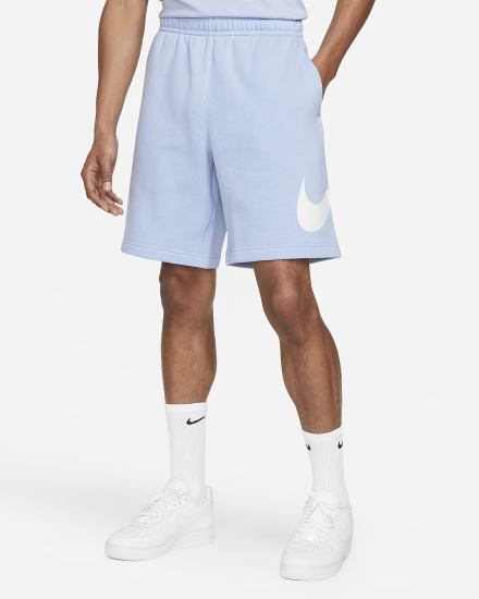 Pantalones Cortos Nike Sportswear Club Estampadas Hombre Azules Claro | IANEV-8209