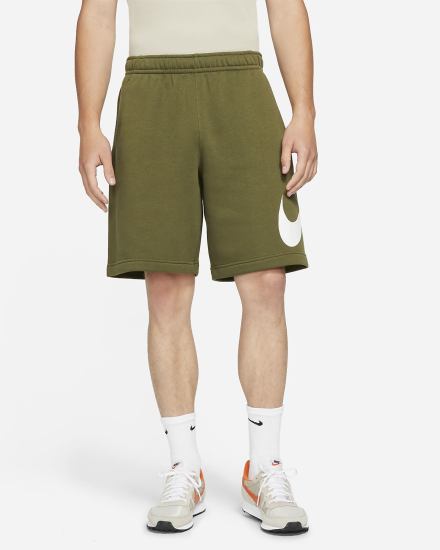 Pantalones Cortos Nike Sportswear Club Estampadas Hombre Verde | UATHE-7503