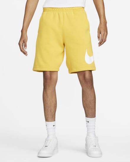 Pantalones Cortos Nike Sportswear Club Estampadas Hombre Amarillo | YRAVJ-3024