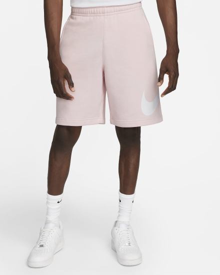 Pantalones Cortos Nike Sportswear Club Estampadas Hombre Rosas Blancas | ZQCUO-3570
