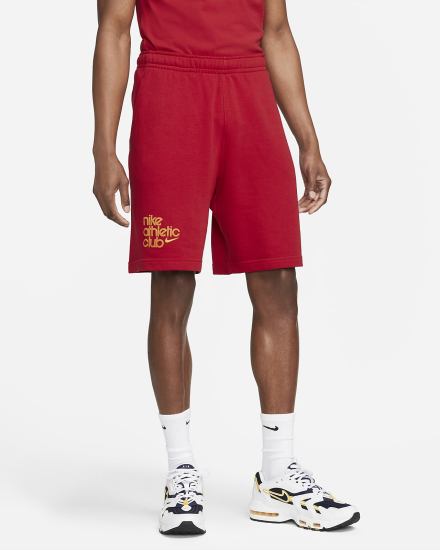 Pantalones Cortos Nike Sportswear Club French Terry Hombre Rojas | DXNVL-0658