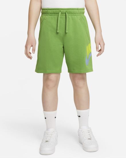 Pantalones Cortos Nike Sportswear Club Fleece Kids Niño Verde | GSCQJ-2168