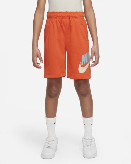 Pantalones Cortos Nike Sportswear Club Fleece Kids Niño Naranjas | JVMTF-4251