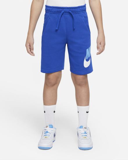 Pantalones Cortos Nike Sportswear Club Fleece Kids Niño Azul Real Azules | NFDVK-3709