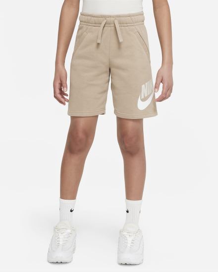 Pantalones Cortos Nike Sportswear Club Fleece Kids Niño Kaki Kaki | TSYHK-4725
