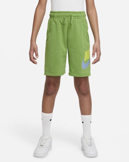 Pantalones Cortos Nike Sportswear Club Fleece Kids Niño Verde | TWQAL-4328