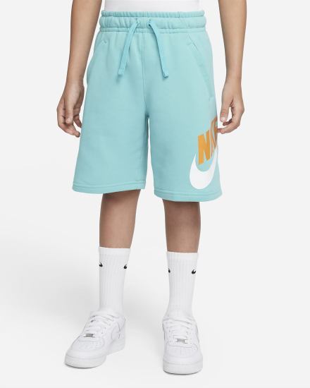 Pantalones Cortos Nike Sportswear Club Fleece Kids Niño Turquesa Amarillo Oscuro | YWNPG-7951