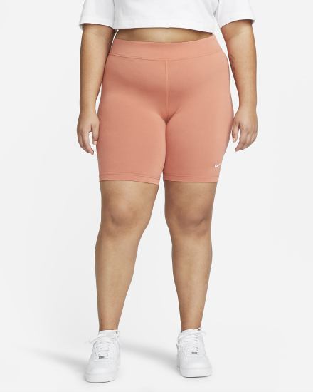 Pantalones Cortos Nike Sportswear Essential Mid-Rise Bike Mujer Blancas | WUDSB-6971