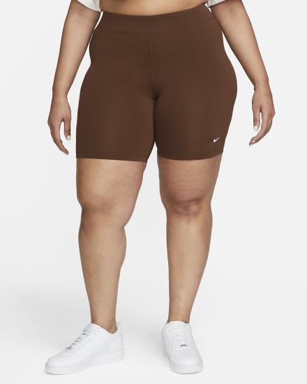 Pantalones Cortos Nike Sportswear Essential Mid-Rise Bike Mujer Blancas | ZYIJQ-1857