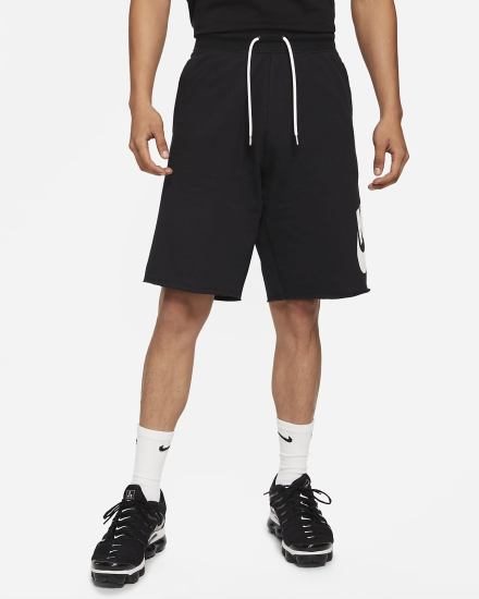 Pantalones Cortos Nike Sportswear Hombre Negras Blancas | QVZFN-0534