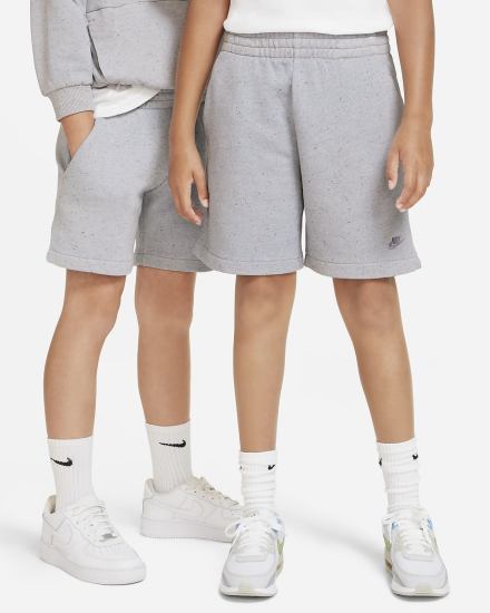 Pantalones Cortos Nike Sportswear Icon Fleece Kids Niña Azules | HTAQI-4305